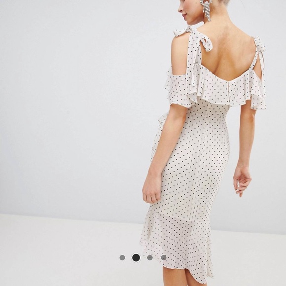 Off the Shoulder Midi Dress ASOS - Picture 4 of 7